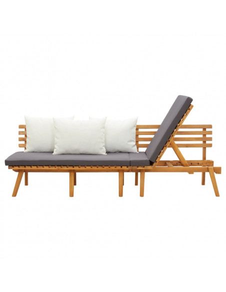 Divano Letto da Giardino 200x65 cm in Legno Massello di Acacia