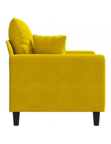 Poltrona Giallo 60 cm Velluto