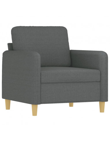 Poltrona Grigio Scuro 60 cm in Tessuto