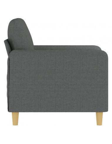 Poltrona Grigio Scuro 60 cm in Tessuto