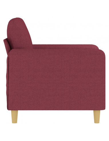 Poltrona Rosso Vino 60 cm in Tessuto