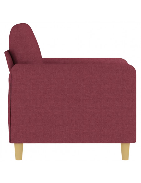 Poltrona Rosso Vino 60 cm in Tessuto