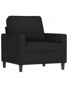 Poltrona Nero 60 cm Velluto 2