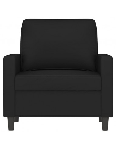 Poltrona Nero 60 cm Velluto