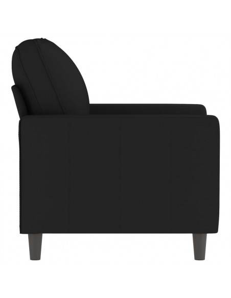 Poltrona Nero 60 cm Velluto