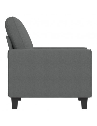 Poltrona Grigio Scuro 60 cm in Tessuto