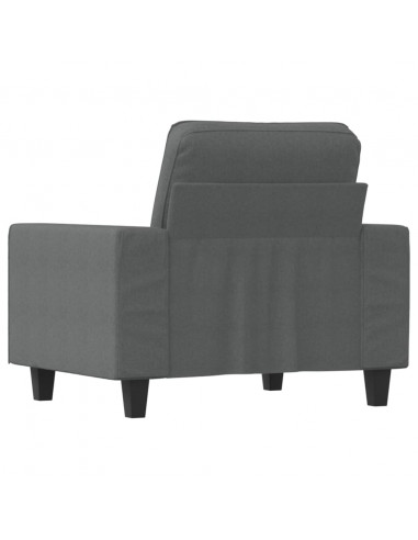 Poltrona Grigio Scuro 60 cm in Tessuto