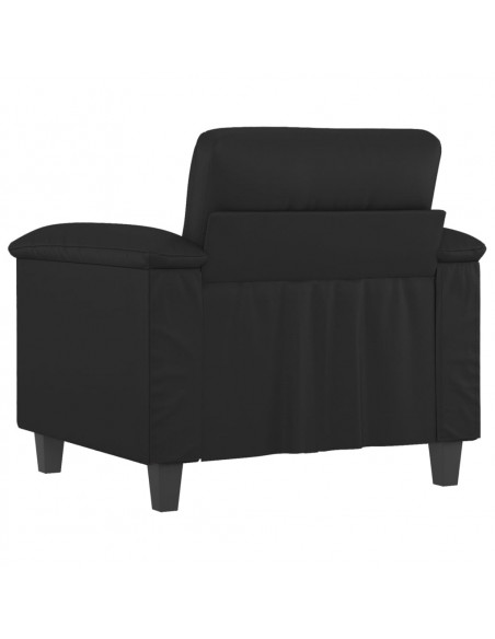 Poltrona Nera 60 cm in Similpelle