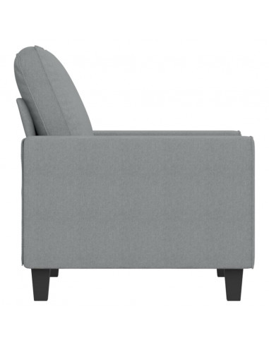 Poltrona Grigio Chiaro 60 cm in Tessuto