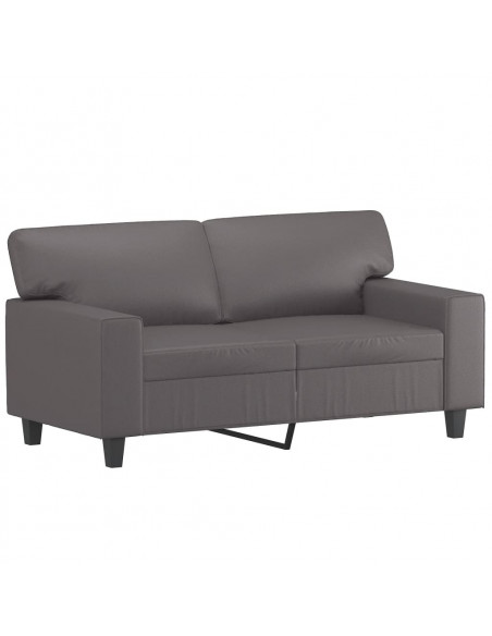 Set di Divani 2 pz Grigio in Similpelle