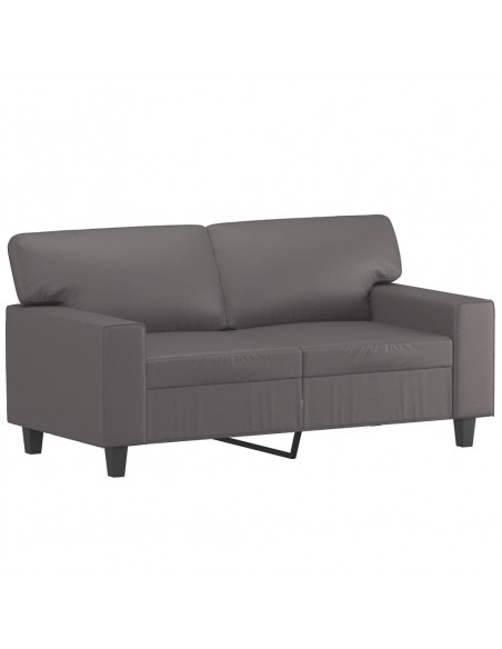 Set di Divani 3 pz Grigio in Similpelle