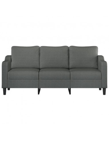 Divano a 3 Posti Grigio Chiaro 180 cm in Tessuto