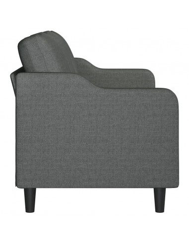 Divano a 3 Posti Grigio Chiaro 180 cm in Tessuto