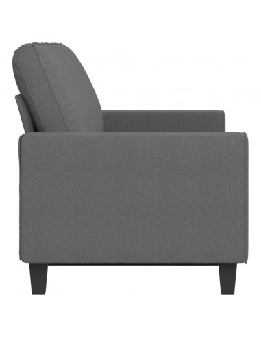 Divano a 3 Posti Grigio Chiaro 180 cm in Tessuto