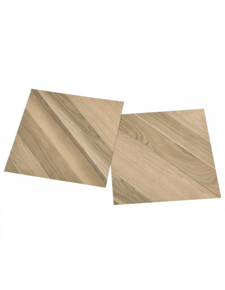 Listoni Pavimenti Autoadesivi 55 pz PVC 5,11 m² Marroni Rigati