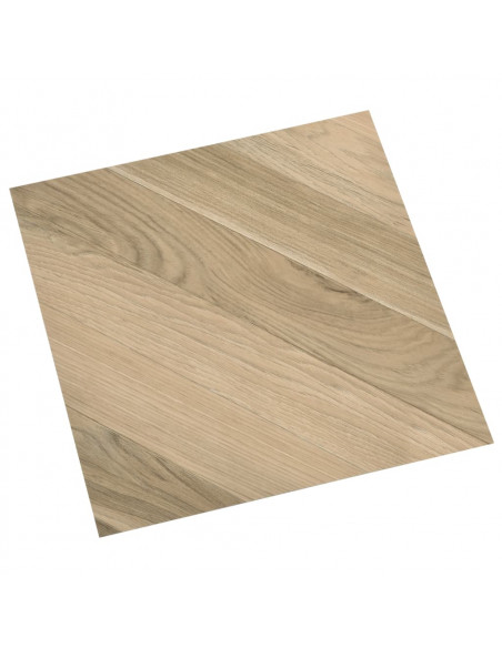 Listoni Pavimenti Autoadesivi 55 pz PVC 5,11 m² Marroni Rigati