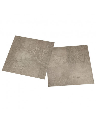 Listoni per Pavimenti Autoadesivi 55 pz in PVC 5,11 m² Grigi