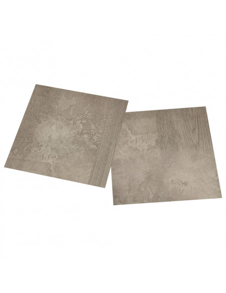 Listoni per Pavimenti Autoadesivi 55 pz in PVC 5,11 m² Grigi