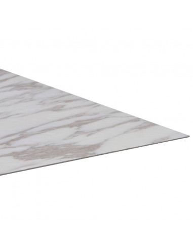 Listoni Pavimenti Adesivi 20 pz in PVC 1,86 m² Marmo Bianco