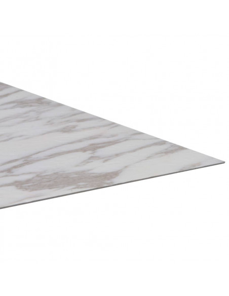 Listoni Pavimenti Adesivi 20 pz in PVC 1,86 m² Marmo Bianco