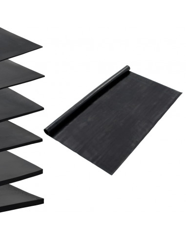 Tappetino Antiscivolo in Gomma 1,2x5 m 1 mm Liscio