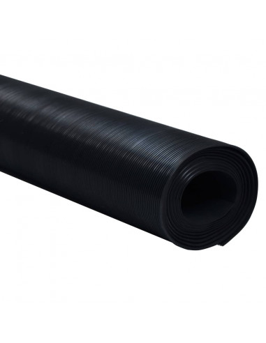 Tappetino Antiscivolo in Gomma 1,5x2 m 3 mm a Coste Fine