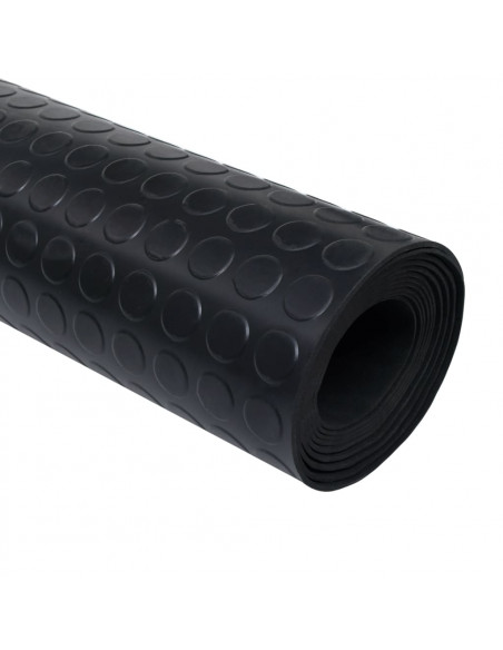 Tappetino Antiscivolo in Gomma 1,5x4 m 3 mm a Pois