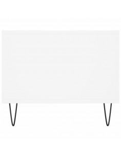 Tavolino da Salotto Bianco 90x50x40 cm in Legno Multistrato 2