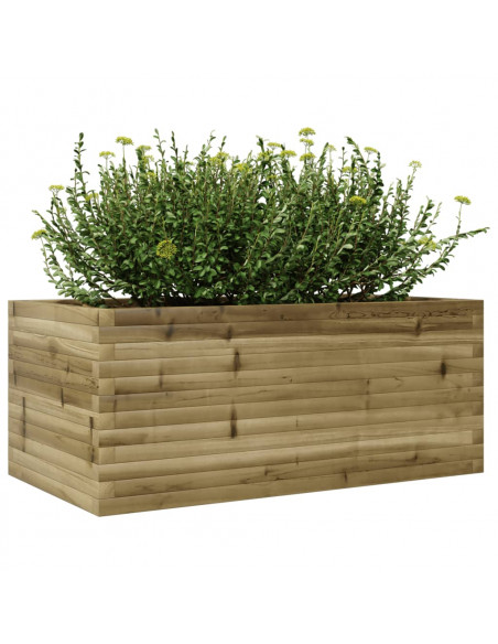 Fioriera da Giardino 110x60x46 cm in Legno di Pino Impregnato