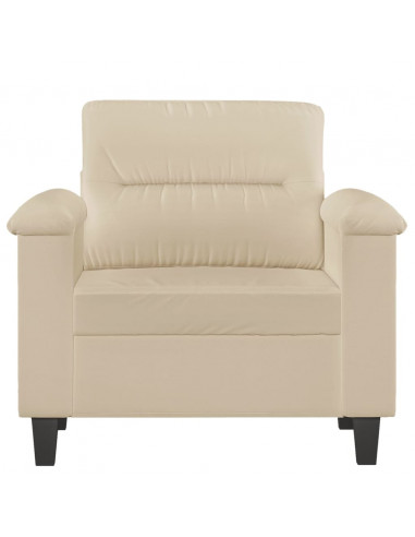 Poltrona Crema 60 cm in Microfibra