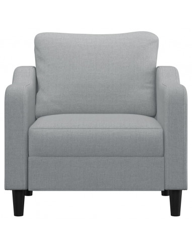 Poltrona Grigio Chiaro 60 cm in Tessuto