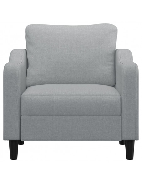Poltrona Grigio Chiaro 60 cm in Tessuto