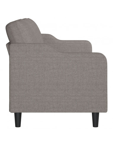 Divano a 3 Posti Tortora 180 cm in Tessuto