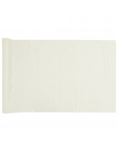 Paravento da Giardino Bianco 700x120 cm in PVC 2
