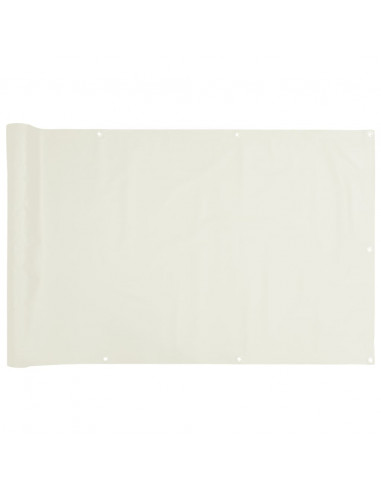 Paravento da Giardino Bianco 700x120 cm in PVC
