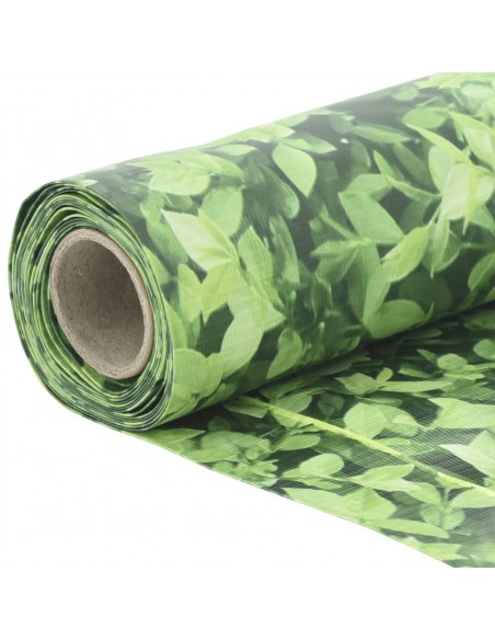 Paravento da Giardino con Aspetto Pianta Verde 600x120 cm PVC