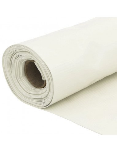 Paravento da Giardino Bianco 500x120 cm in PVC