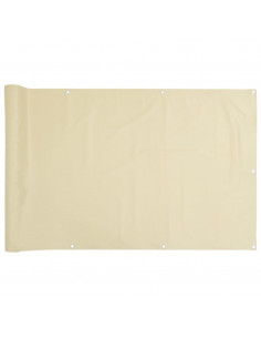 Paravento da Giardino Crema 700x120 cm in PVC 2