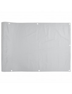 Paravento da Giardino Grigio 800x120 cm in PVC 2