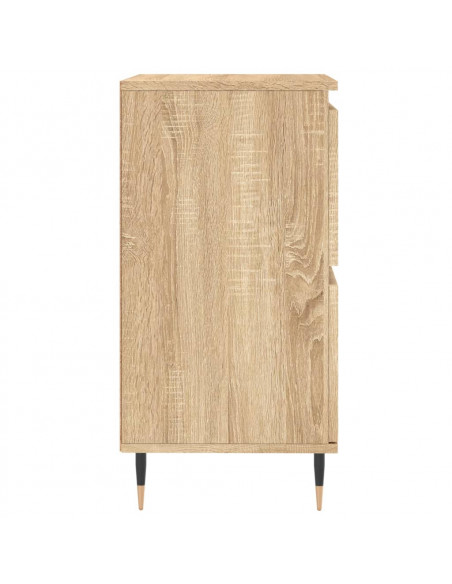 Credenza Rovere Sonoma 60x35x70 cm in Legno Multistrato
