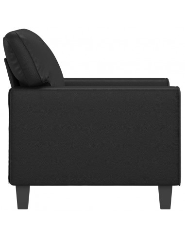 Poltrona Nera 60 cm in Similpelle