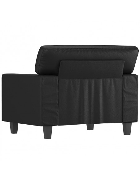 Poltrona Nera 60 cm in Similpelle