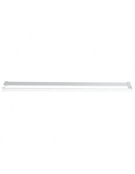 Mensola Doccia per Parete Doccia Walk-in Cromo 100 cm Alluminio