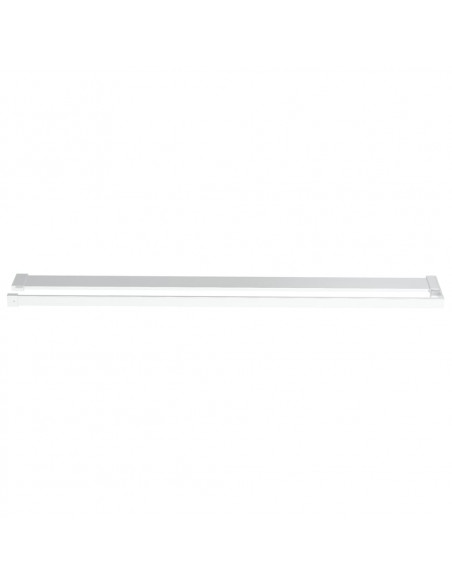 Mensola Doccia per Parete Doccia Walk-in Cromo 115 cm Alluminio