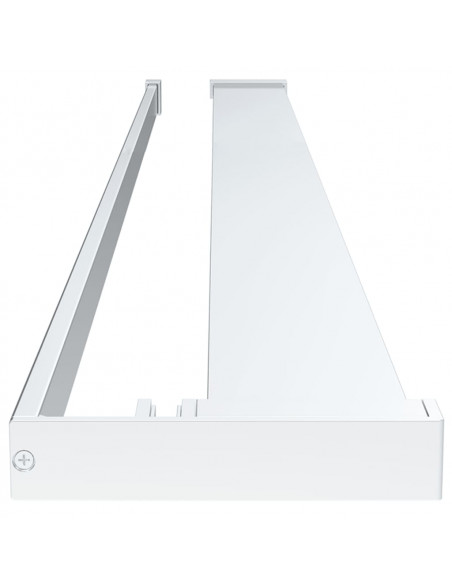 Mensola Doccia per Parete Doccia Walk-in Cromo 115 cm Alluminio