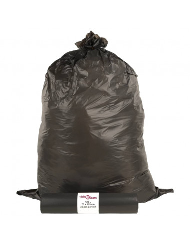 Sacchetti per Cestini 250 pz Neri 120 L