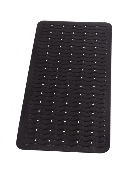 RIDDER Tappetino da Bagno Antiscivolo Playa 80x38 cm Nero 68310