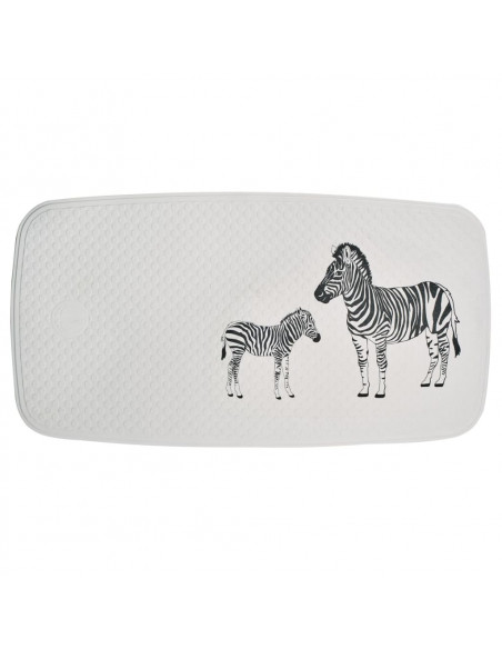 RIDDER Tappeto per Bagno Zebra 38x72 cm Bianco e Nero