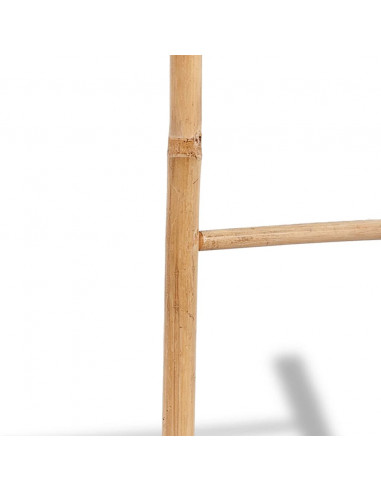 Supporto Asciugamani a Scaletta con 6 Gradini in Bambù