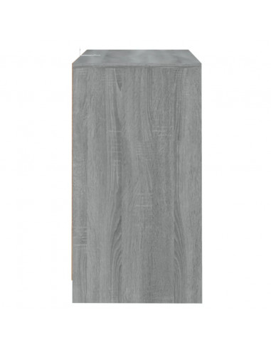 Credenza Grigio Sonoma 70x41x75 cm in Truciolato